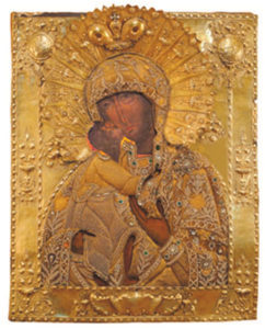 Феодоровская икона Божией Матери из Оршина монастыря                           (Тверская областная картинная 